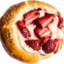 Brioche Strawberries Cheesecake