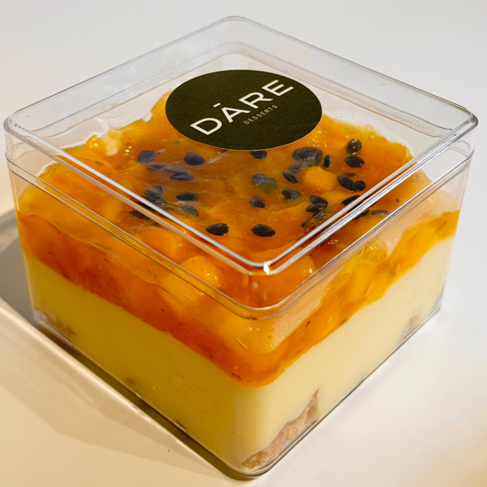 Exotic Mango Whipped Cheesecake
